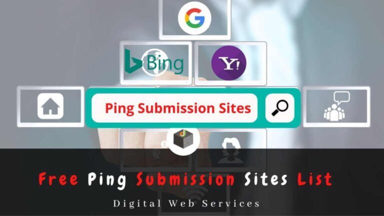 30+ Free Ping Submission Sites List